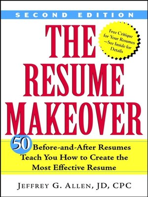 cover image of The Resume Makeover